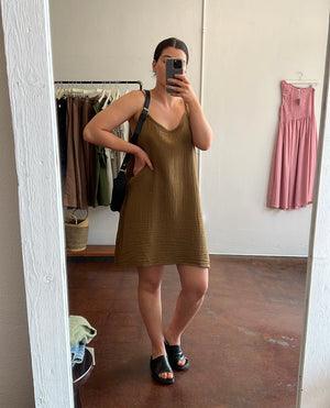 Honest Cotton - Short Cotton Slip Dress